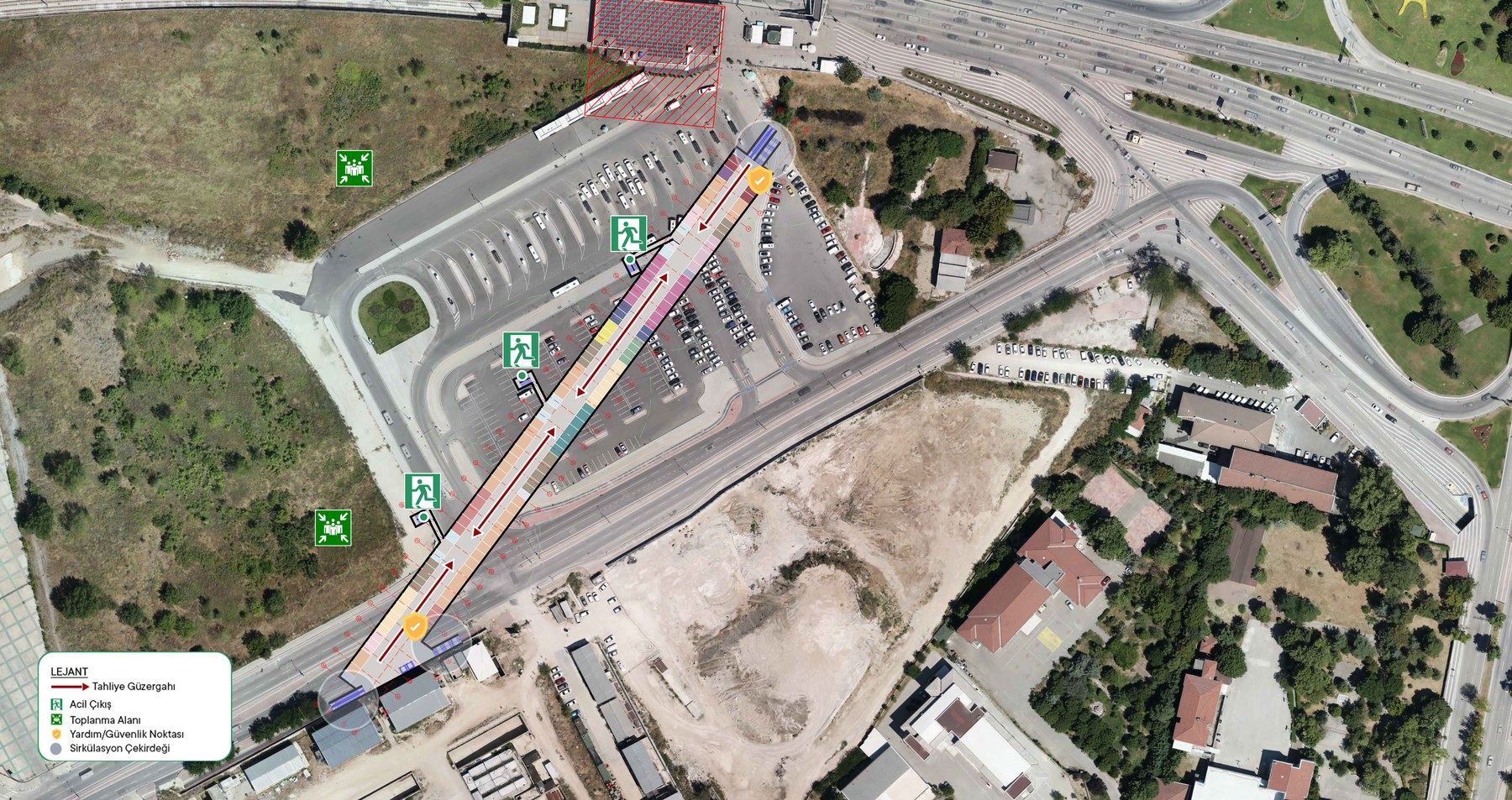 Acemler Aktarma Merkezi İçin İstasyon ve Yaya Tüneli Alternatifleri görseli 3